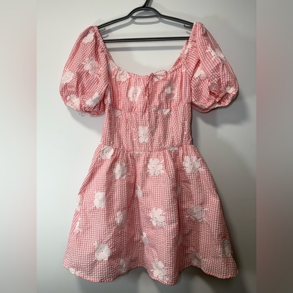 Sabo Pink Gingham Shaye Dress size S - Picture 8 of 11